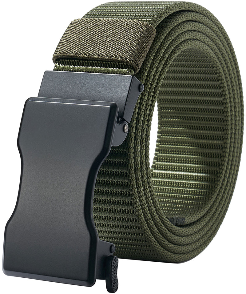 LionVII Ratchet Belts for Men, 1 3/8" Slide Belt with Automatic Buckle for Men Dress, Adjustable Trim to Fit 28-49" Waist