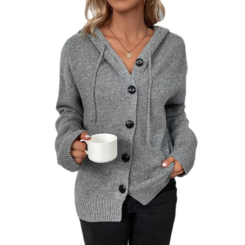 LionVII Hooded Sweater Women's Knitted Coats