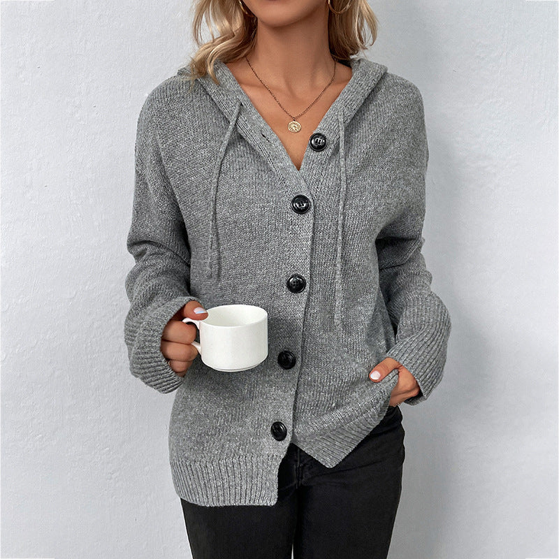 LionVII Hooded Sweater Women's Knitted Coats