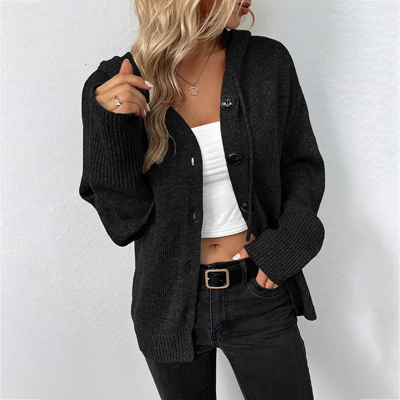 LionVII Hooded Sweater Women's Knitted Coats