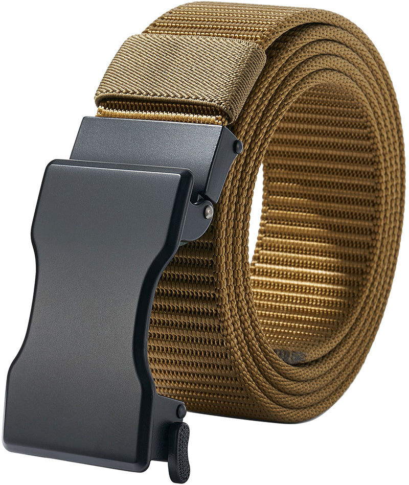 LionVII Ratchet Belts for Men, 1 3/8" Slide Belt with Automatic Buckle for Men Dress, Adjustable Trim to Fit 28-49" Waist