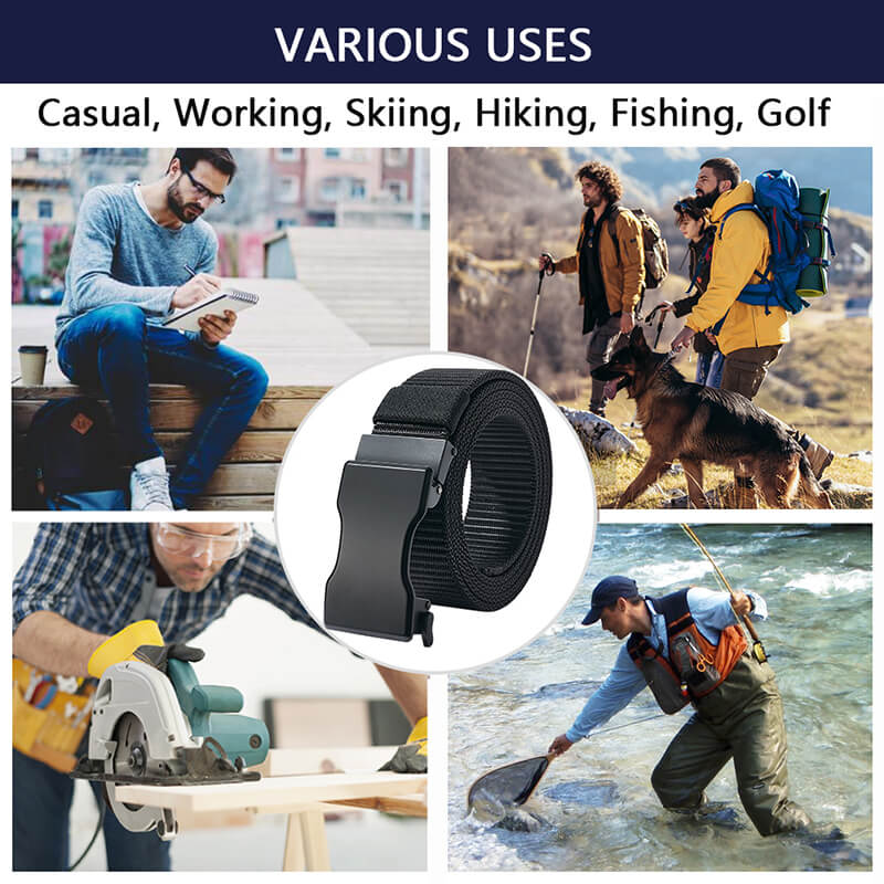 LionVII Ratchet Belts for Men, 1 3/8" Slide Belt with Automatic Buckle for Men Dress, Adjustable Trim to Fit 28-49" Waist