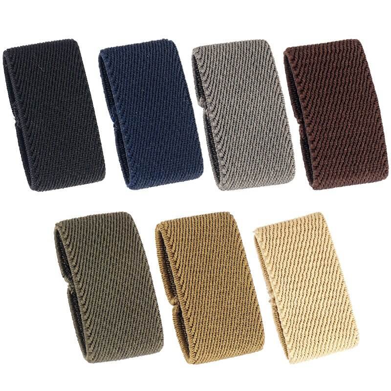 7 Pcs Elastic Belt Loops Exclusive Belt Rings to Prevent Excessive Trouble (7 Colors) - LionVII