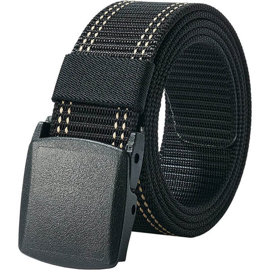 Mens Belts Web, Work Belt for Men with Plastic Buckle Durable Breathable Belts for Sport Trim to Fit 27- 46" Waist - LionVII
