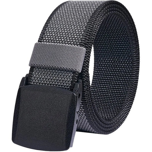 LionVII Mens Belt Web with Plastic Buckle for Work & Golf, Trim to Fit 28-49' Waist - Product Features:

Corrosion resistance, Oxidation resistance;

500lbs Tensile Strength (800D Nylon) - LionVII Professional Gear