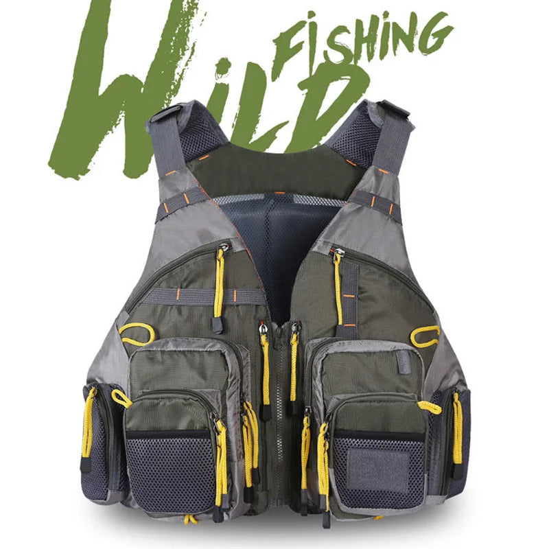 LionVII Fishing Vests Adjustable Size with Multiple Pockets -  - LionVII Professional Gear