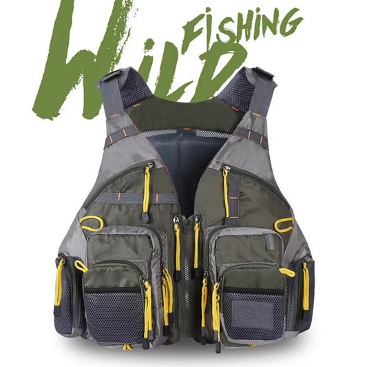 LionVII Fishing Vests Adjustable Size with Multiple Pockets -  - LionVII Professional Gear