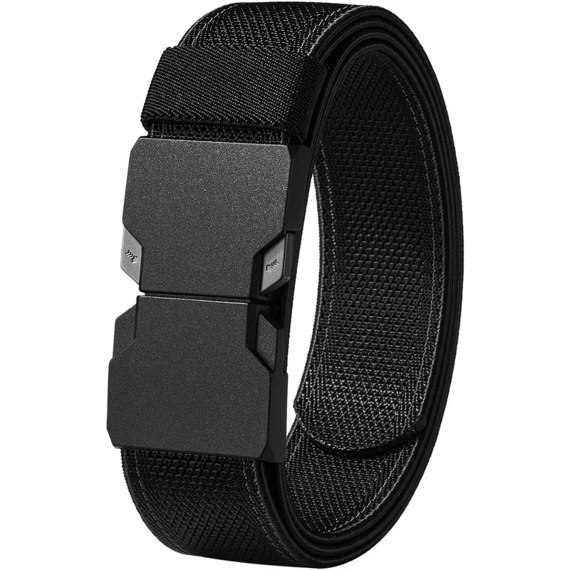 LionVII Elastic Men Belt, Stretch Belts with Quick Release Buckle Fit Through Belt Loops, Adjustable Trim to Fit 28-48' Waist - Product Demensions:
Belt Size(Approx):Total Length(included buckle):52'; Strap Width:1 3/8'.
Product - LionVII Professional Gear