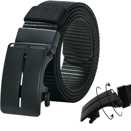 Ratchet Belts for Men - Mens Rotatable Belt Nylon Fabric 1 3/8' for Casual Jeans -Double-sided Adjustable - Product Features:1,Corrosion resistance, Oxidation resistance;2,Strong strap(twice as strong as the - LionVII Professional Gear