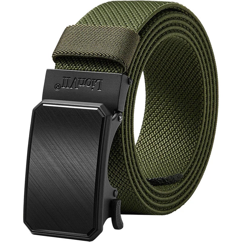 LionVII Ratchet Elastic Stretch Belts, 1 3/8' Belt for Men with Automatic Buckle for Men, Adjustable Trim to Fit 28-49' Waist - Make life enjoyble!
Elevate Your Style with LionVII
Upgrade your wardrobe with the LionVII Men's Ra - LionVII Professional Gear