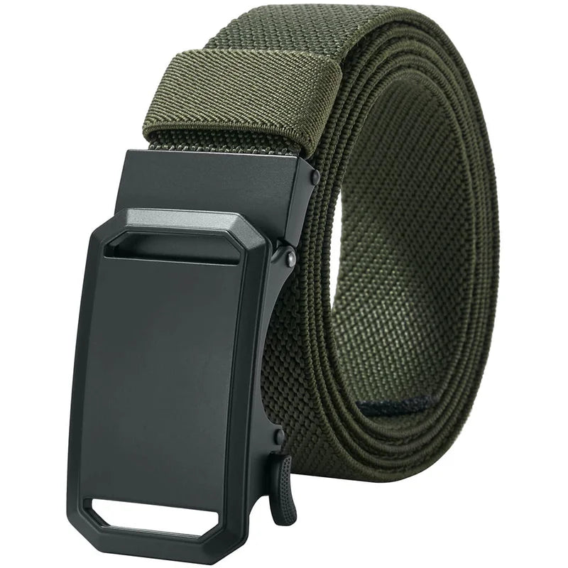 LionVII Ratchet Elastic Stretch Belts, 1 3/8' Slide Belt for Men with Automatic Buckle for Men Dress, Adjustable Trim to Fit 28-49' Waist - Exquisite craftsmanship make it more valuable.
This ratchet elastic belt for men is durable comfo - LionVII Professional Gear