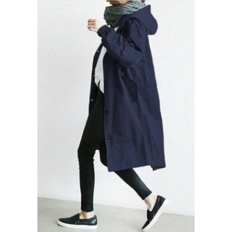 LionVII Gaberdines Coat - 秋装休闲款式风衣女中长款小个子2020新款气质收腰8色8码长袖外套 - LionVII Professional Gear