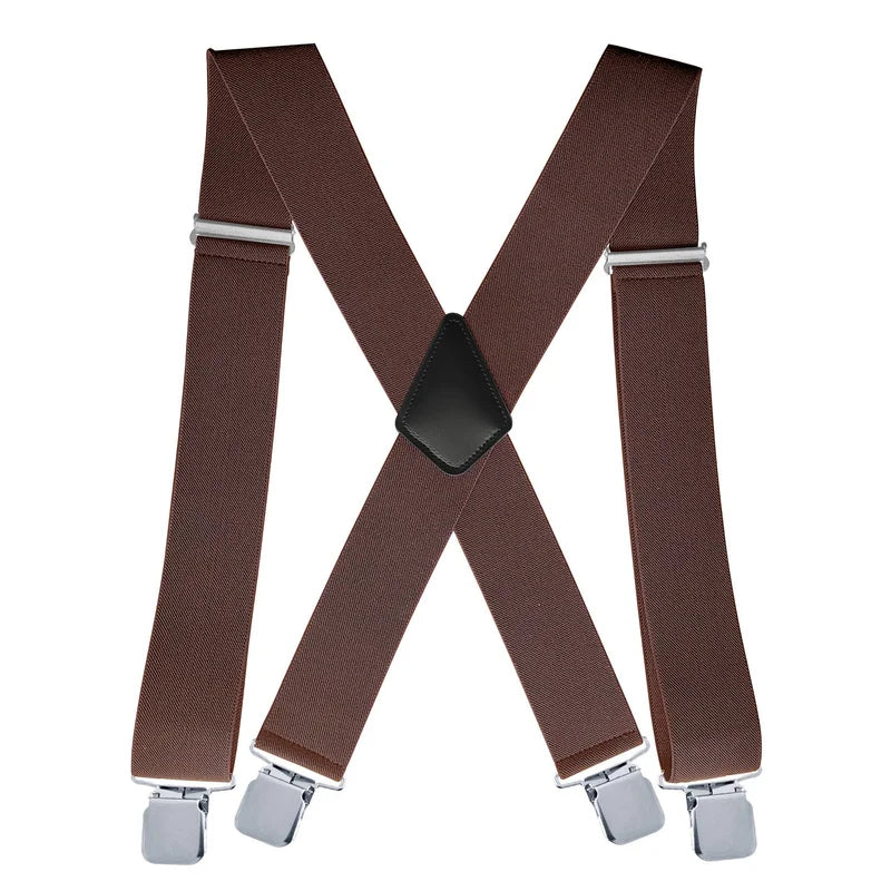 LionVII Men's Strength Elastic Adjustable Suspenders -  - LionVII Professional Gear