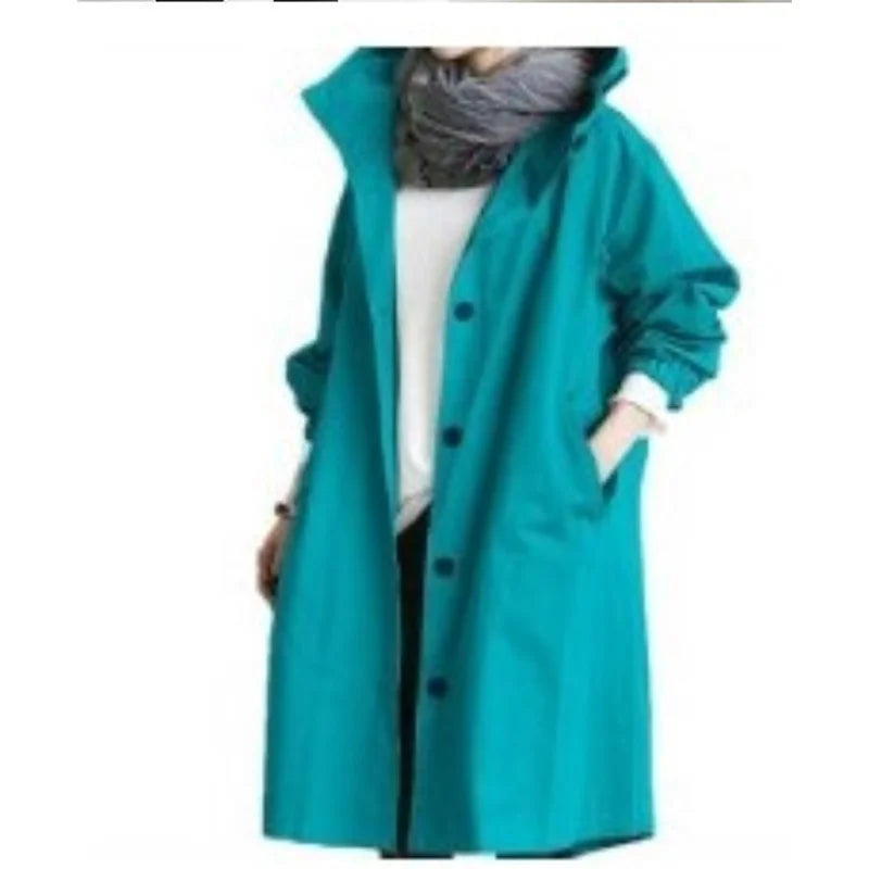 LionVII Gaberdines Coat - 秋装休闲款式风衣女中长款小个子2020新款气质收腰8色8码长袖外套 - LionVII Professional Gear
