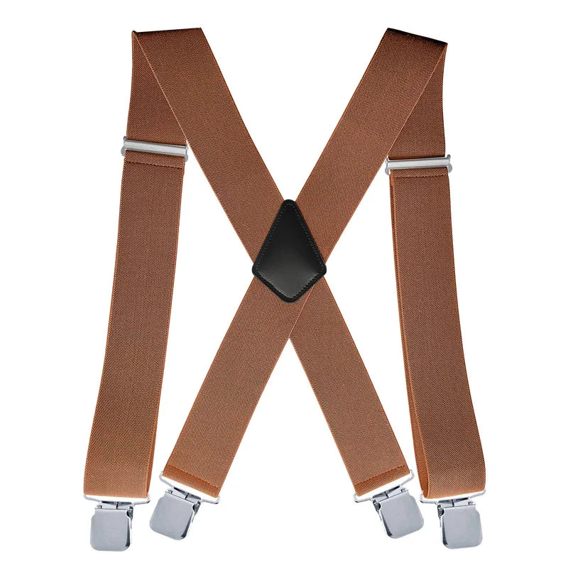 LionVII Men's Strength Elastic Adjustable Suspenders -  - LionVII Professional Gear