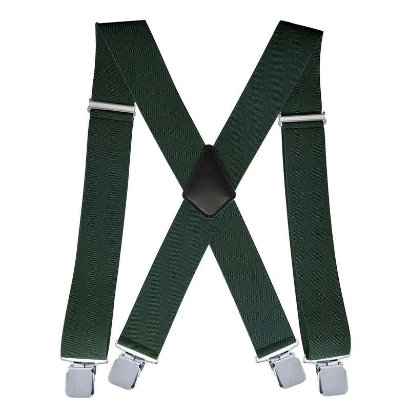 LionVII Men's Strength Elastic Adjustable Suspenders -  - LionVII Professional Gear