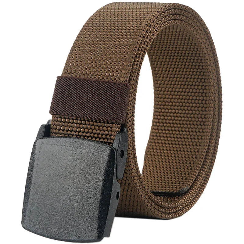 Mens Belt Web, Casual Belt with Plastic Buckle Breathable, Easy Trim to Fit 28- 49' Pants - Choosing LionVII Stylish Sport Belt, Show Your Own Taste
Belt Size(Approx):

Total Length(included b - LionVII Professional Gear