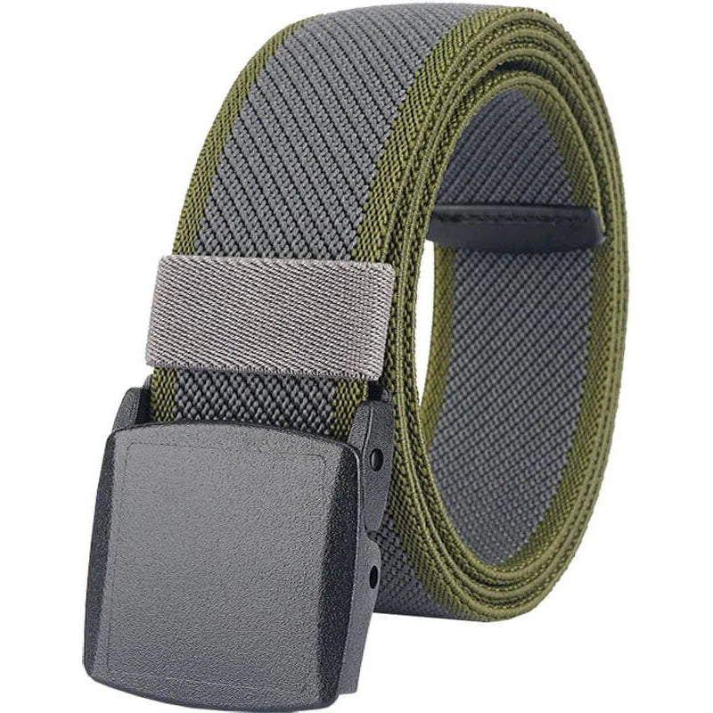LionVII Men's Elastic Stretch Belts with YKK Plastic Buckle for Travel Work Sports, Trim to Fit 27-46' Waist - Product Features:

Corrosion resistance, Oxidation resistance;

High-tensile Elastic Polyester (supp - LionVII Professional Gear