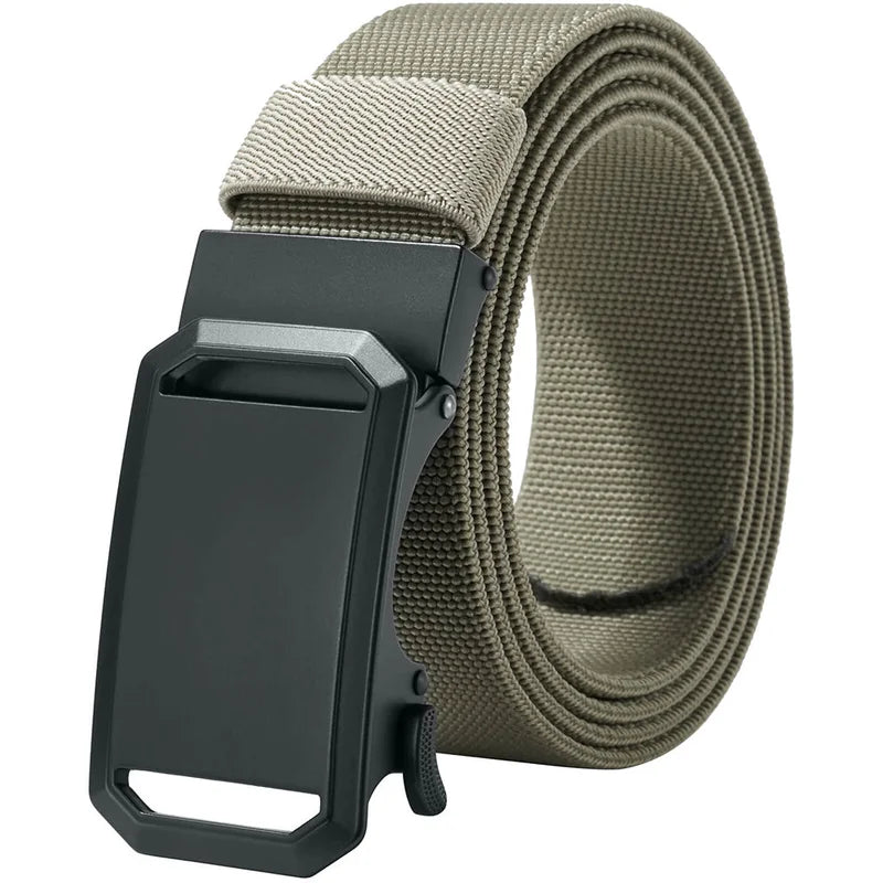 LionVII Ratchet Elastic Stretch Belts, 1 3/8' Slide Belt for Men with Automatic Buckle for Men Dress, Adjustable Trim to Fit 28-49' Waist - Exquisite craftsmanship make it more valuable.
This ratchet elastic belt for men is durable comfo - LionVII Professional Gear