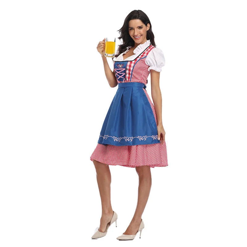 LionVII Folk Costumes for Women Bavarian Traditional Ethnic Costumes -  - LionVII Professional Gear