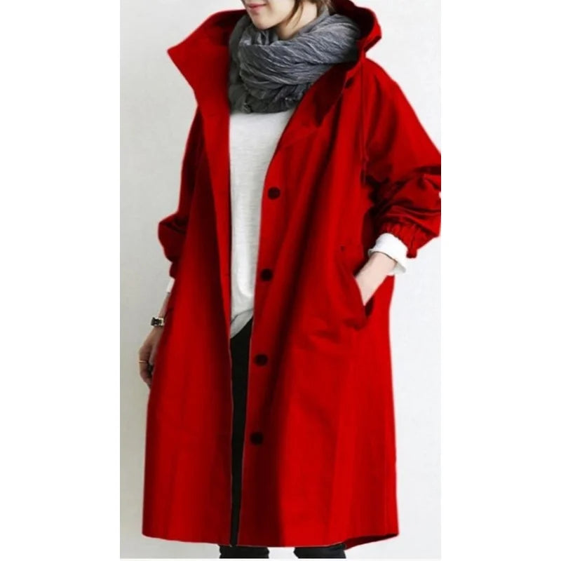 LionVII Gaberdines Coat - 秋装休闲款式风衣女中长款小个子2020新款气质收腰8色8码长袖外套 - LionVII Professional Gear
