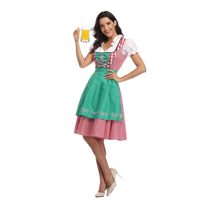 LionVII Folk Costumes for Women Bavarian Traditional Ethnic Costumes -  - LionVII Professional Gear