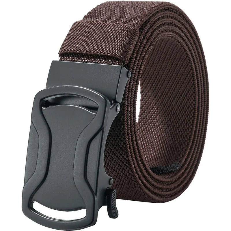LionVII Elastic Ratchet Men Belts, 1 3/8' Stretch Belt with Automatic Buckle for Men, Adjustable Trim to Fit 28-49' Waist - Exquisite craftsmanship make it more valuable.
This ratchet elastic belt for men is durable comfor - LionVII Professional Gear