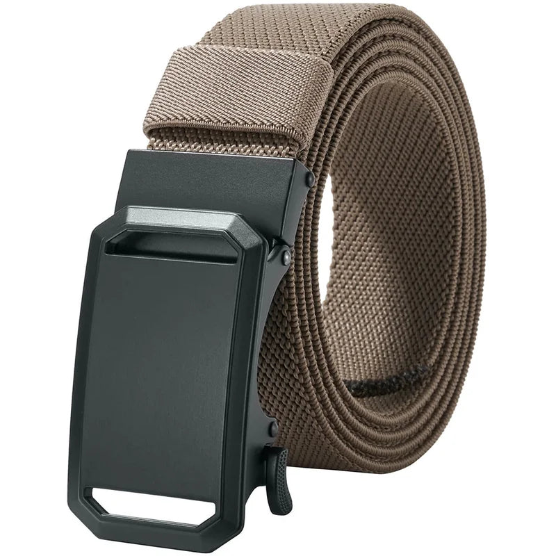 LionVII Ratchet Elastic Stretch Belts, 1 3/8' Slide Belt for Men with Automatic Buckle for Men Dress, Adjustable Trim to Fit 28-49' Waist - Exquisite craftsmanship make it more valuable.
This ratchet elastic belt for men is durable comfo - LionVII Professional Gear