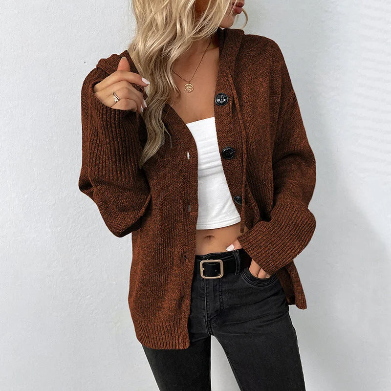 LionVII Hooded Sweater Women's Knitted  Coats -  - LionVII Professional Gear