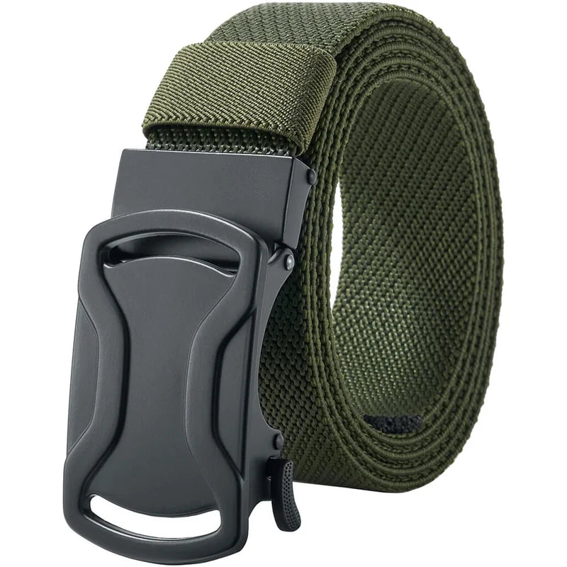 LionVII Elastic Ratchet Men Belts, 1 3/8' Stretch Belt with Automatic Buckle for Men, Adjustable Trim to Fit 28-49' Waist - Exquisite craftsmanship make it more valuable.
This ratchet elastic belt for men is durable comfor - LionVII Professional Gear