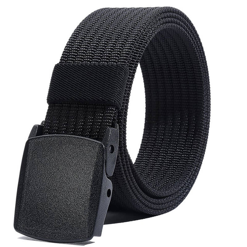 Men Military Belt Tactical Strap Waistband Quick Release Buckle Adjustable  Black